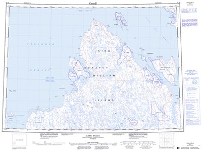 067D - CAPE FELIX - Topographic Map