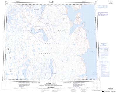 068A - FISHER LAKE - Topographic Map