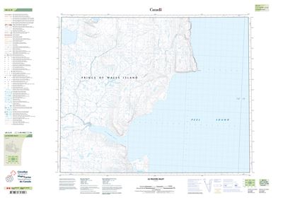 068A08 - LE FEUVRE INLET - Topographic Map