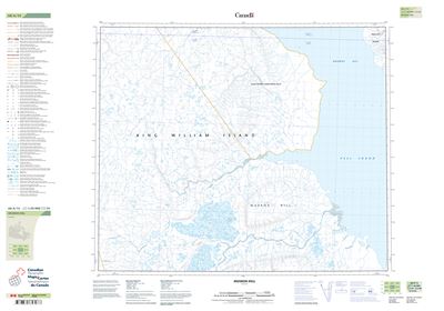 068A15 - MUSKOX HILL - Topographic Map