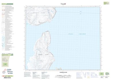 068A16 - PANDORA ISLAND - Topographic Map