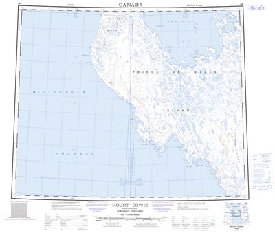 068B - MOUNT COWIE - Topographic Map