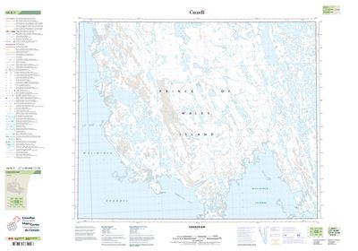 068B07 - CROZIER BAY - Topographic Map