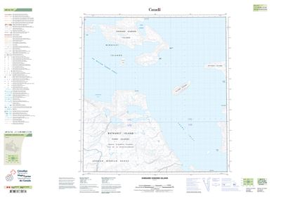 069A12 - SHERARD OSBORN ISLAND - Topographic Map