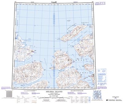 069B - HELENA ISLAND - Topographic Map