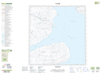 069B03 - PEARSE STRAIT - Topographic Map