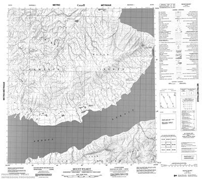 069B05 - MOUNT WILMOT - Topographic Map