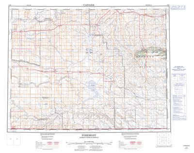 072E - FOREMOST - Topographic Map