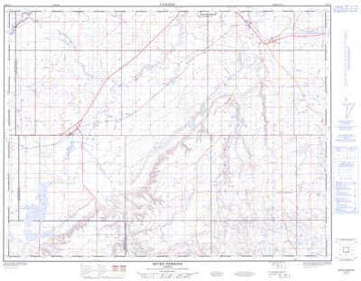 072E15 - SEVEN PERSONS - Topographic Map