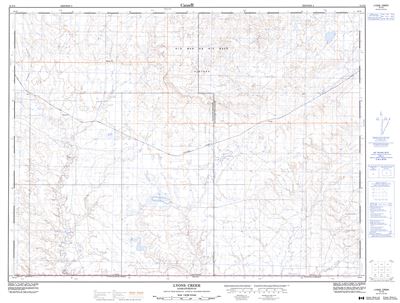 072F03 - LYONS CREEK - Topographic Map