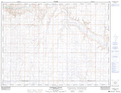 072F07 - EASTBROOK COULEE - Topographic Map