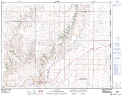 072F10 - DOLLARD - Topographic Map