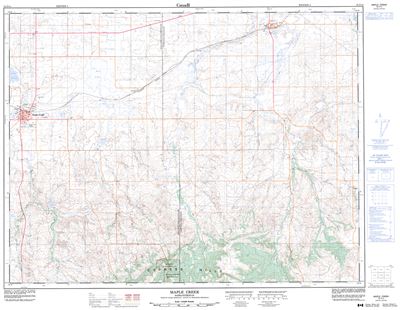 072F14 - MAPLE CREEK - Topographic Map