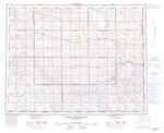 072G - WOOD MOUNTAIN - Topographic Map