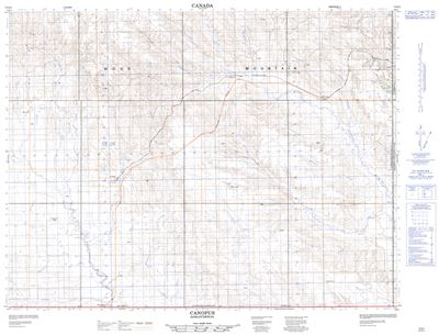 072G01 - CANOPUS - Topographic Map