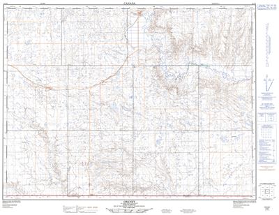 072G04 - ORKNEY - Topographic Map