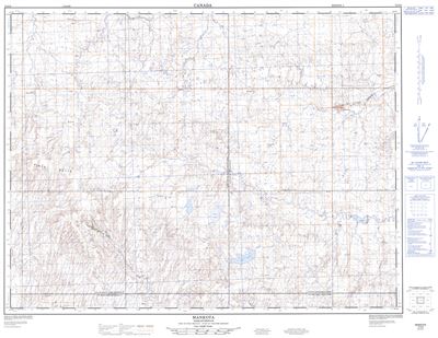 072G06 - MANKOTA - Topographic Map