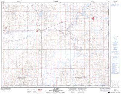 072G10 - LAFLECHE - Topographic Map