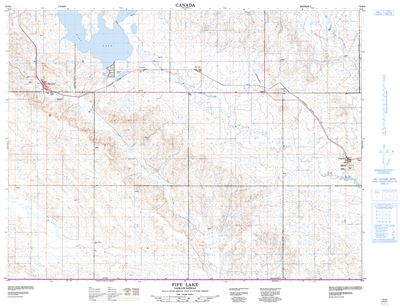 072H04 - FIFE LAKE - Topographic Map