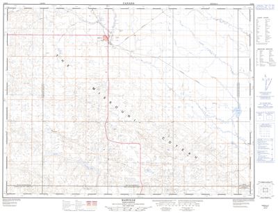 072H08 - RADVILLE - Topographic Map