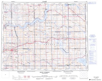 072J - SWIFT CURRENT - Topographic Map