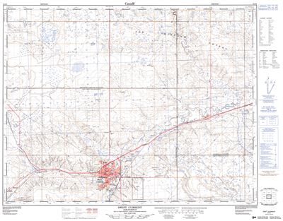 072J05 - SWIFT CURRENT - Topographic Map