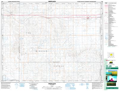 072J08 - MORTLACH - Topographic Map