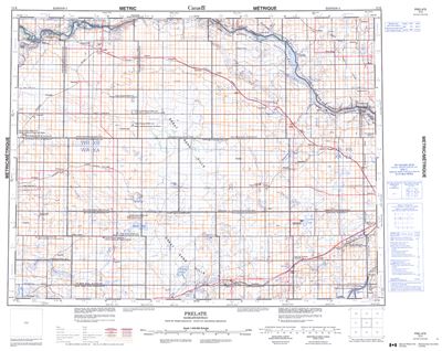 072K - PRELATE - Topographic Map