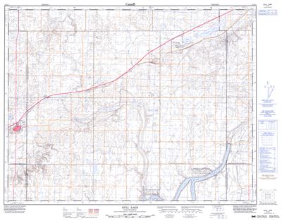 072K01 - GULL LAKE - Topographic Map