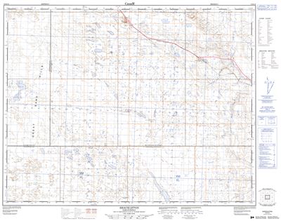 072K10 - SHACKLETON - Topographic Map