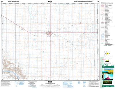 072N02 - ESTON - Topographic Map