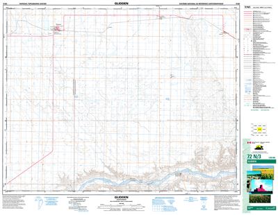 072N03 - GLIDDEN - Topographic Map