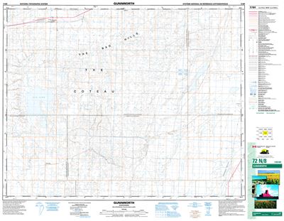 072N08 - GUNNWORTH - Topographic Map