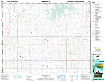 072N16 - SPRINGWATER - Topographic Map