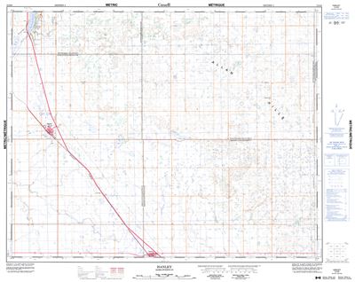 072O09 - HANLEY - Topographic Map