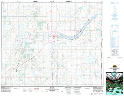 073A12 - WAKAW - Topographic Map
