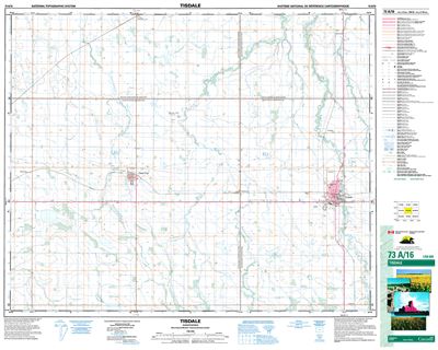 073A16 - TISDALE - Topographic Map