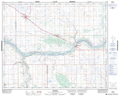 073B06 - BORDEN - Topographic Map