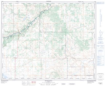 073D06 - BROWNFIELD - Topographic Map