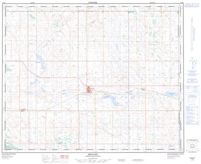 073D08 - PROVOST - Topographic Map