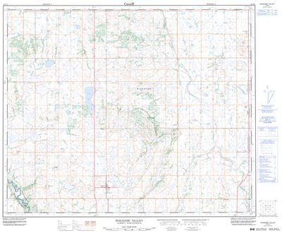 073E01 - PARADISE VALLEY - Topographic Map