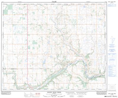 073E02 - GRIZZLY BEAR CREEK - Topographic Map