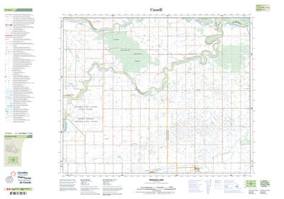 073H03 - PEONAN LAKE - Topographic Map