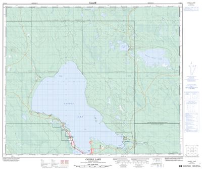 073H14 - CANDLE LAKE - Topographic Map