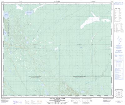 073H16 - FALLING HORSE CREEK - Topographic Map