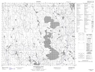 073I03 - WHITESWAN LAKES - Topographic Map