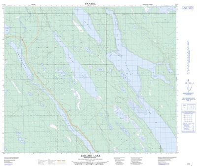 073J03 - TAGGART LAKE - Topographic Map