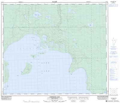 073J14 - NORTHERN BAY - Topographic Map