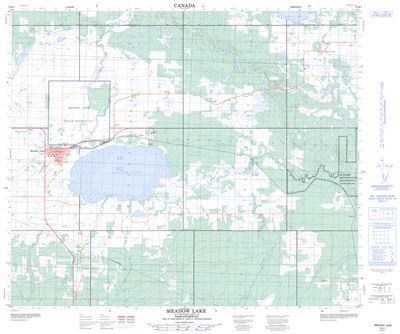 073K01 - MEADOW LAKE - Topographic Map