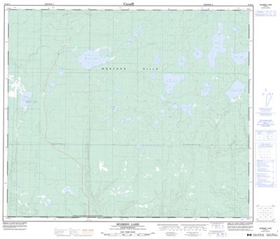 073K11 - MUSKEG LAKE - Topographic Map